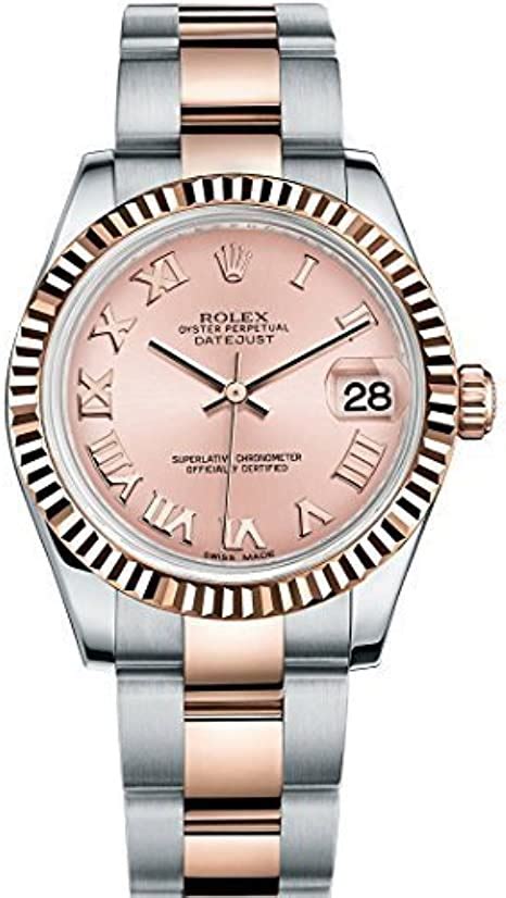 rolex uhr damen rosa zifferblatt|Rolex roségolden.